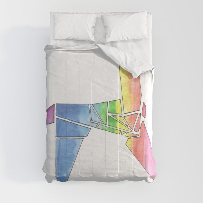 Origami Unicorn - Blade Runner Comforter