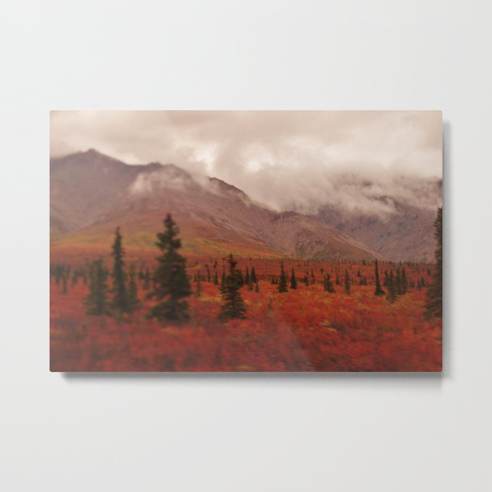 Smoky Mountains in the Fall Metal Print
