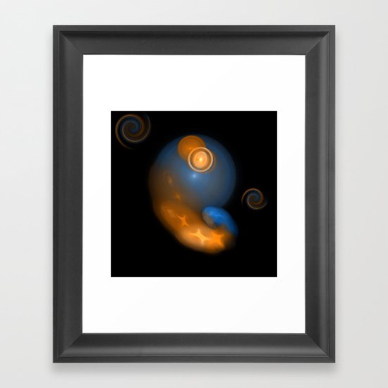 The Last Comet Framed Art Print