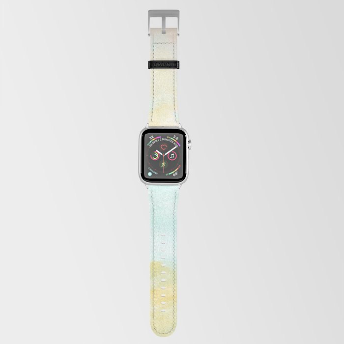 Bunny with Book on Watercolor Apple Watch Band