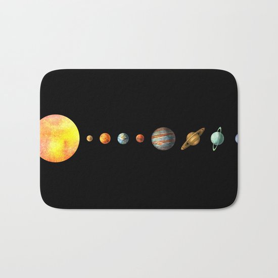 Solar System Bath Mat