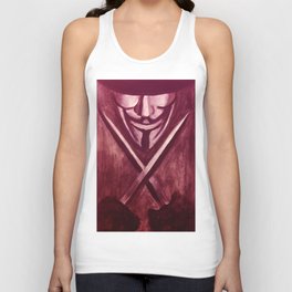 RED for VENDETTA Tank Top