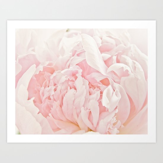 Peony Heart Art Print