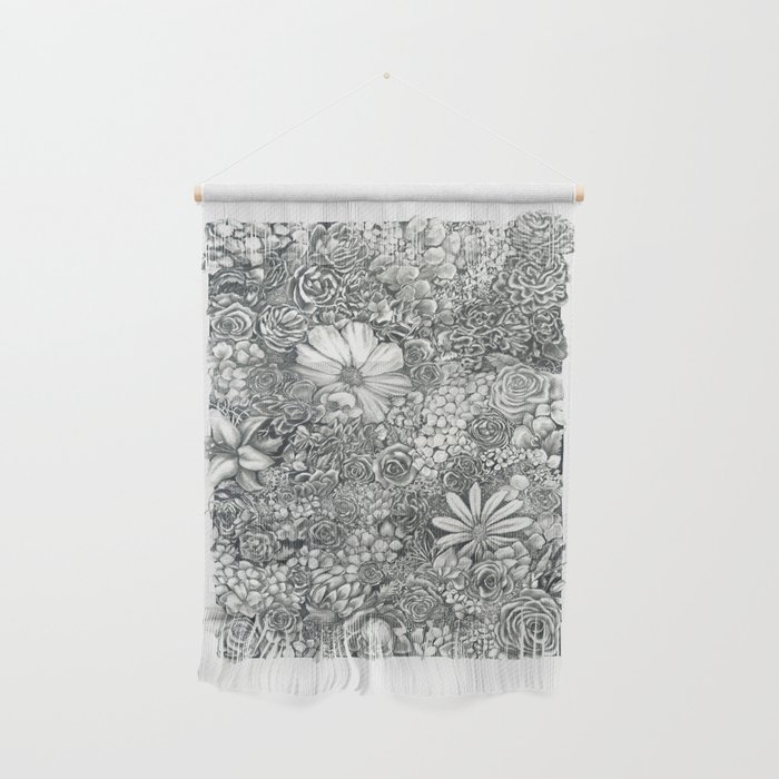 Boxed Flowers Wall Hanging