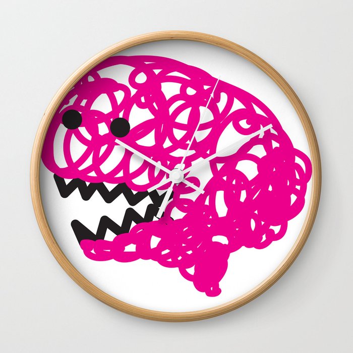 brain Wall Clock