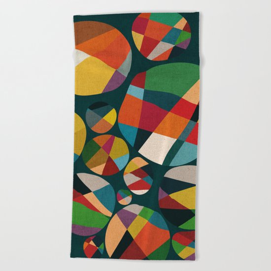 Wheel of fortune Beach Towel