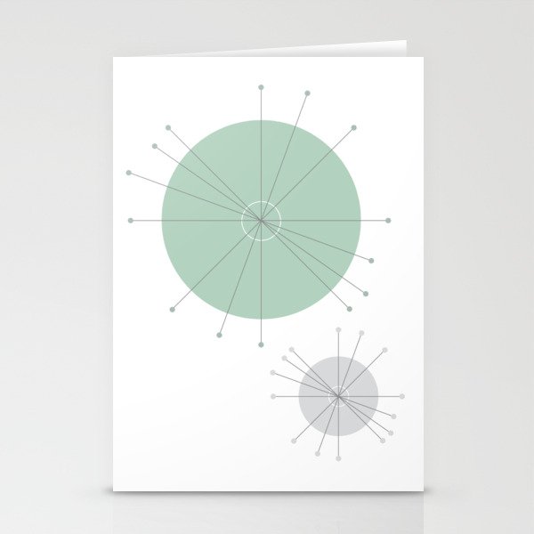 Atomic Age Abstract Stationery Cards