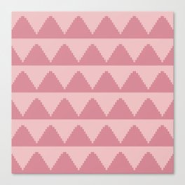 Geometric Pyramid Pattern XIV Canvas Print