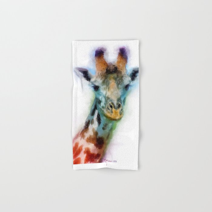 Color of a Giraffe Hand & Bath Towel