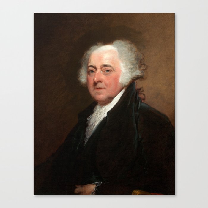 John Adams by Gilbert Stuart Canvas Print