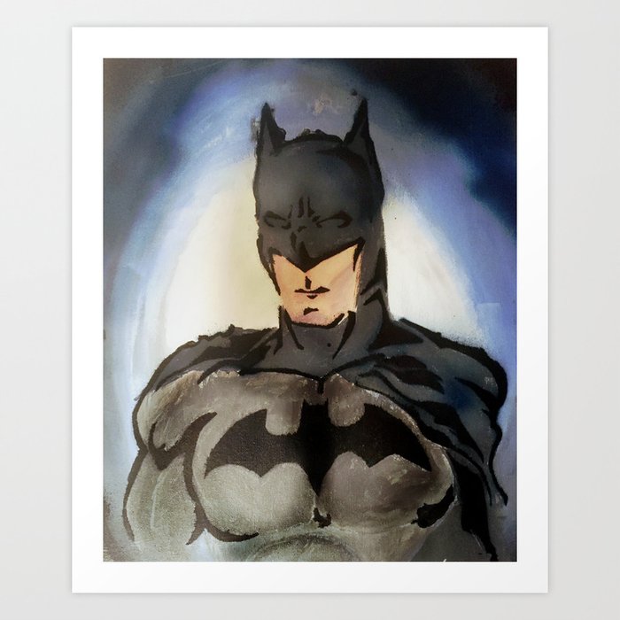bat man spray paint