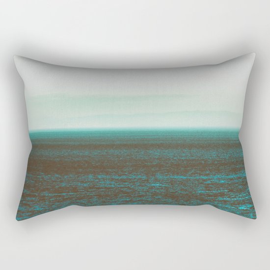 Sea front green Rectangular Pillow