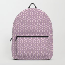 Inky Dots Minimalist Pattern in Light Lilac Lavender Purple Backpack
