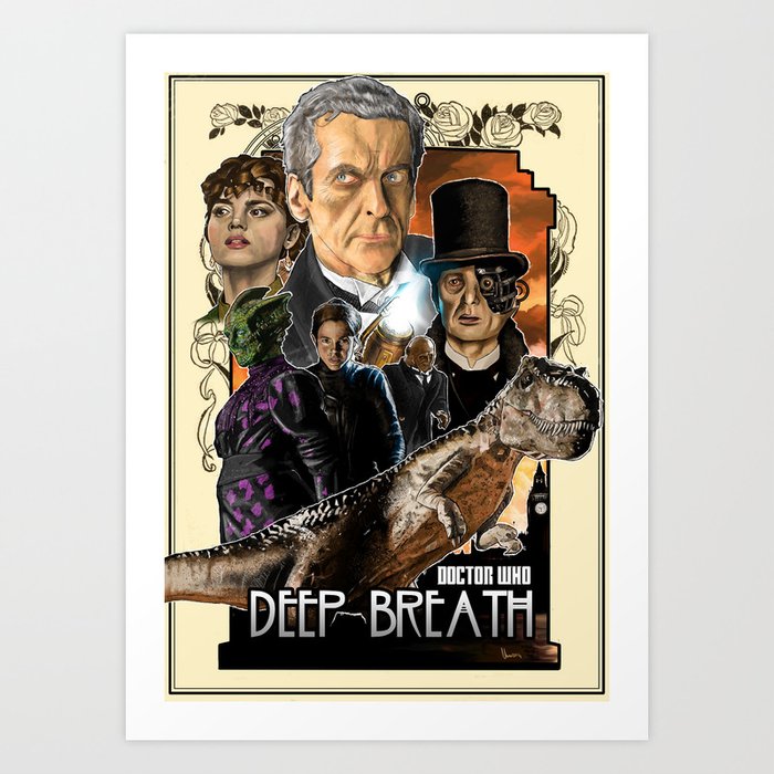 Doctor Who: Deep Breath Art Print
