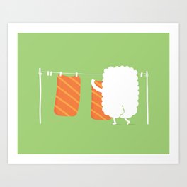 Laundry Day Art Print