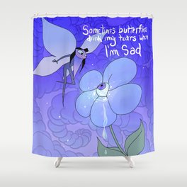 When I cry Shower Curtain