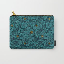Find the lucky clover in blue 2 Carry-All Pouch