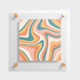 Abstract Wavy Stripes LXIII Floating Acrylic Print