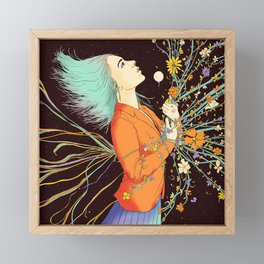 Stabbed in the Back and Still Blooming Framed Mini Art Print
