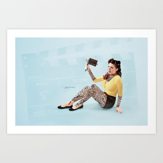 "The Auteur" Art Print