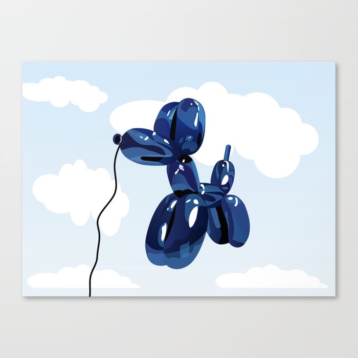 Balloon dog Canvas Print