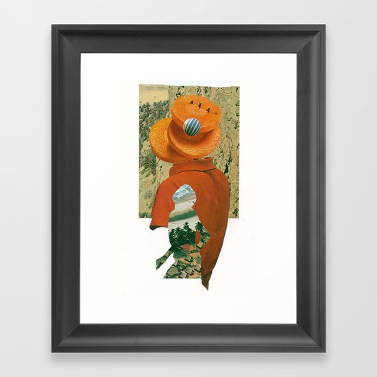 food for thought Framed Art Print