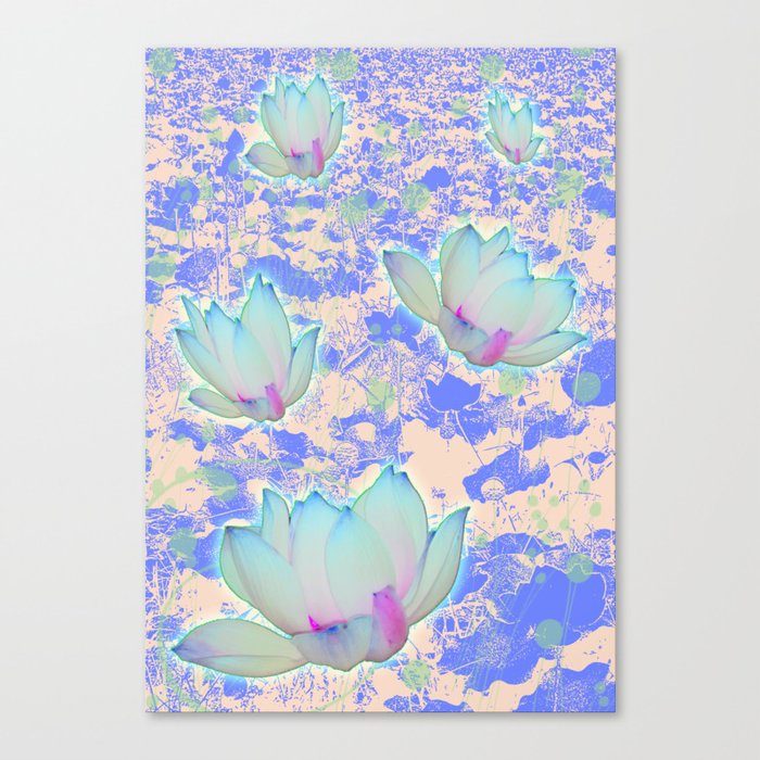 Flower Blue  Canvas Print