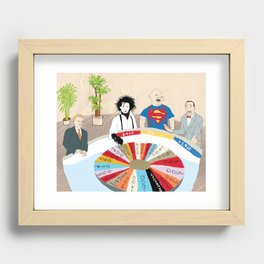 Wheel of Fortune Recessed Framed Print