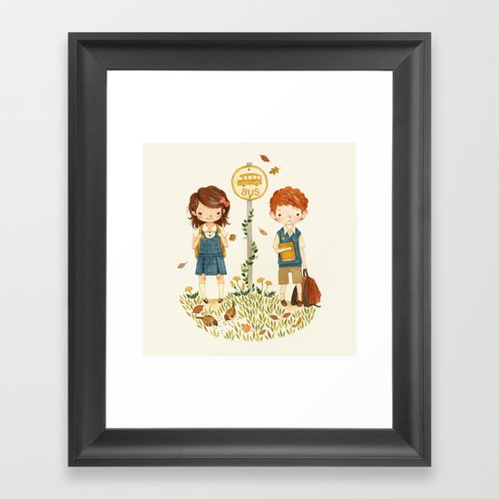 Back to School Framed Art Print