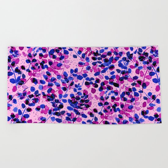 Synergy Purple Beach Towel