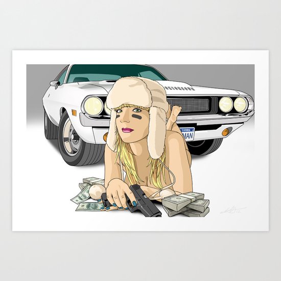 Stacks Art Print