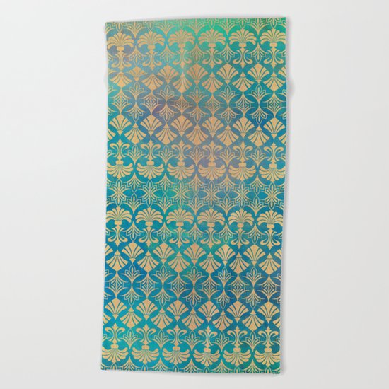 Ornamental Pattern 3 Beach Towel