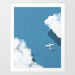 Over the Sea (2015) Art Print