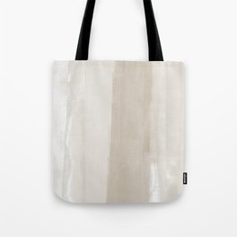 Beige Ombre Minimalist Abstract Painting Tote Bag