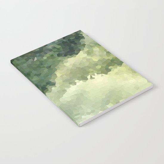 The green background .Storm . Notebook