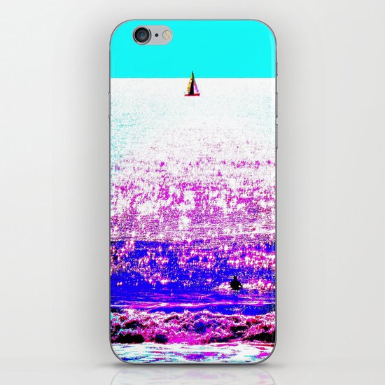 Sailboat and Swimmer (2d) iPhone & iPod Skin