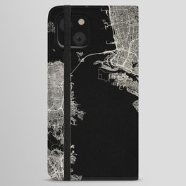 OAKLAND - City Map - Minimal Aesthetic iPhone Wallet Case