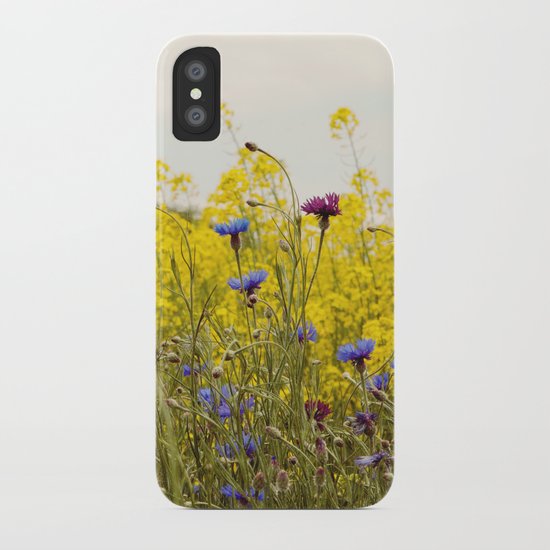 Yellow Wildflowers iPhone Case