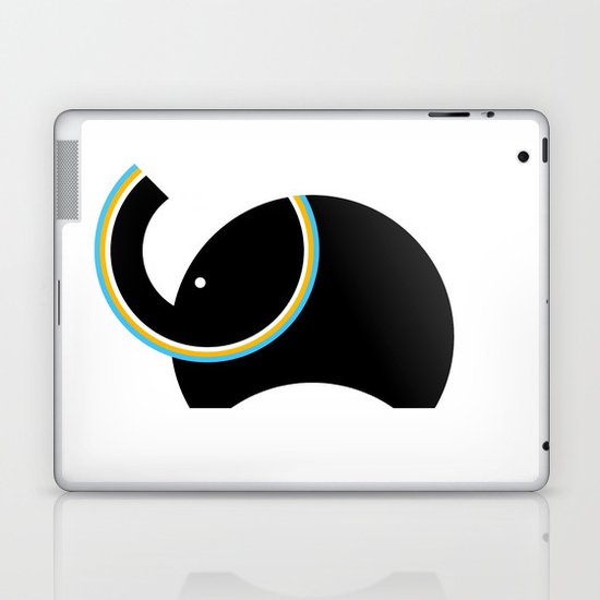 Retro Elephant Laptop & iPad Skin