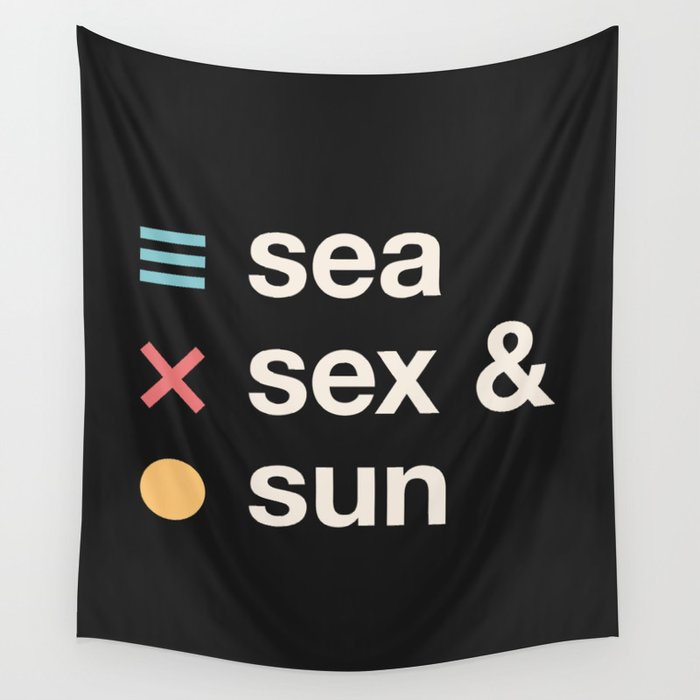 Sea sex & sun II Wall Tapestry