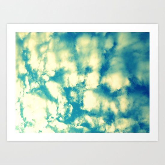 Sky Cotton Candy Art Print