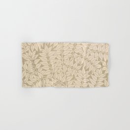 Vintage Autumn Leaf Pattern Hand & Bath Towel