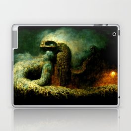 Quetzalcoatl, The Serpent God Laptop Skin