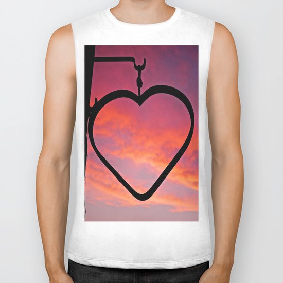 Love Sunset Biker Tank