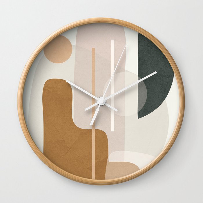 Abstract Minimal Art 23 Wall Clock