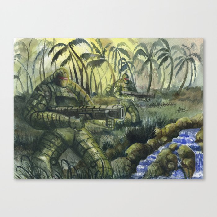 Jungle Patrol Canvas Print