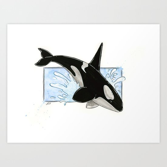 Orca - Killer Whale? Art Print
