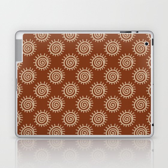 Shamanic healing symbol pattern 4 Laptop & iPad Skin