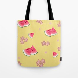 Watermelon Sakura Tote Bag