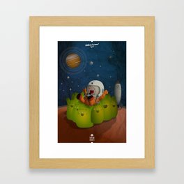 Welcome to mars! Framed Art Print